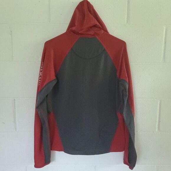 The North Face Flight Series VaporWick 1/4 Zip Pullover Men's Medium Red Gray - Picture 12 of 16